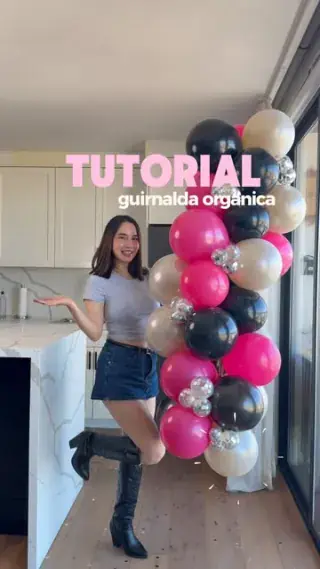 Portada del reel: Guirnalda orgánica de tríos, paso a paso